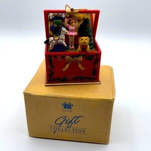 Avon Gift Collection Musical Toy Box Ornament